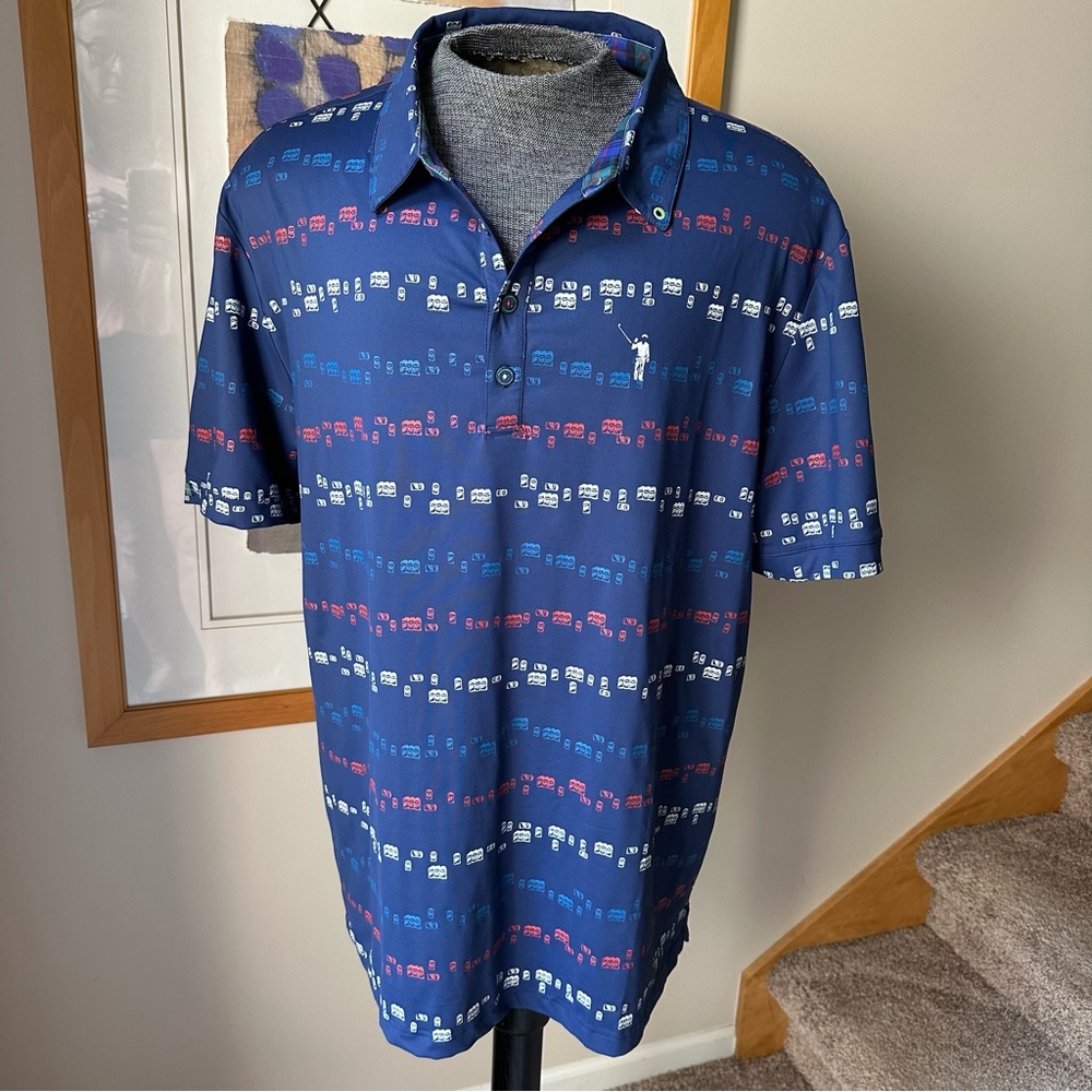 William Murray Performance Polo - XXL - Beer Can design